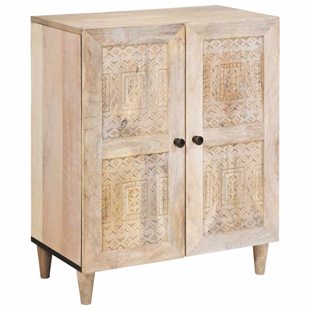 vidaXL Bufet 3 szt. 180 x 33,5 x 75 cm lite drewno mango Biały