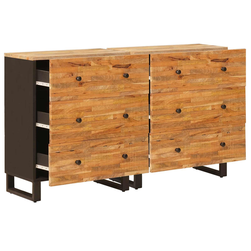 vidaXL Bufet 2 pcs Brązowy 60 x 33 x 75 cm Drewno z mango