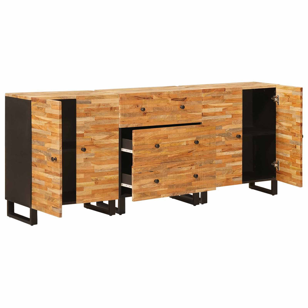 vidaXL Bufet 3 pcs Brązowy 60 x 33 x 75 cm Drewno z mango