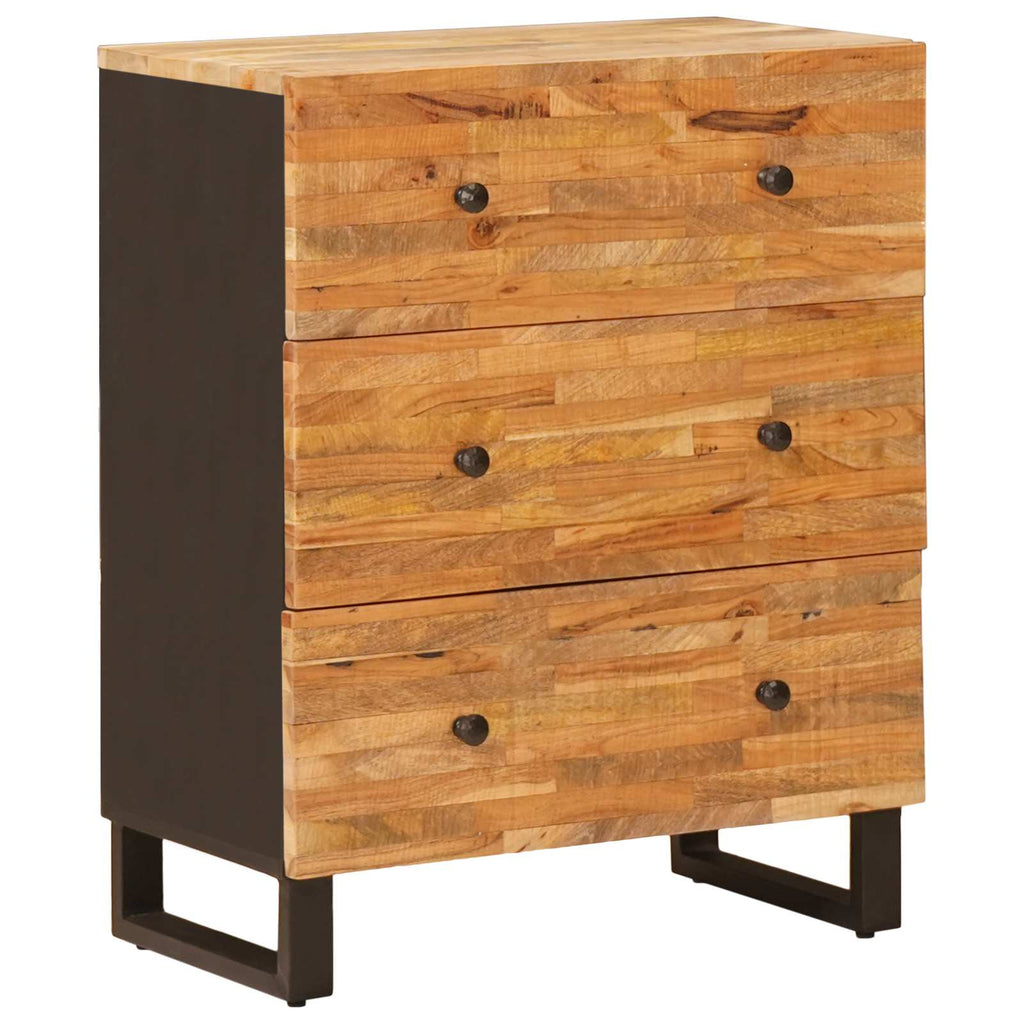 vidaXL Bufet 3 pcs Brązowy 60 x 33 x 75 cm Drewno z mango