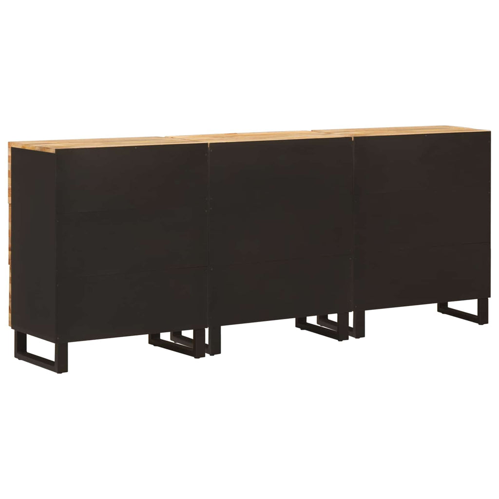 vidaXL Bufet 3 pcs Brązowy 60 x 33 x 75 cm Drewno z mango