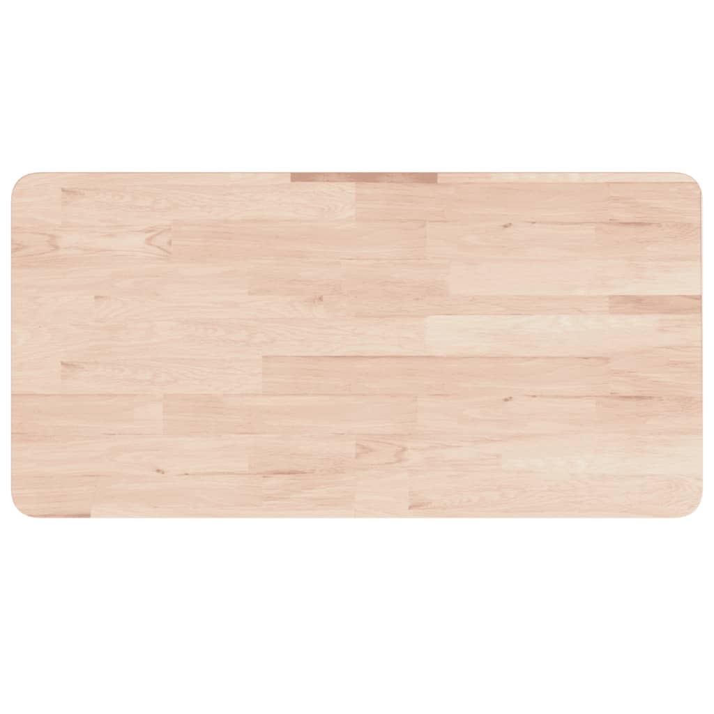 vidaXL Stolik roboczy, 100x60x83 cm, prostokątny, lite drewno dębowe