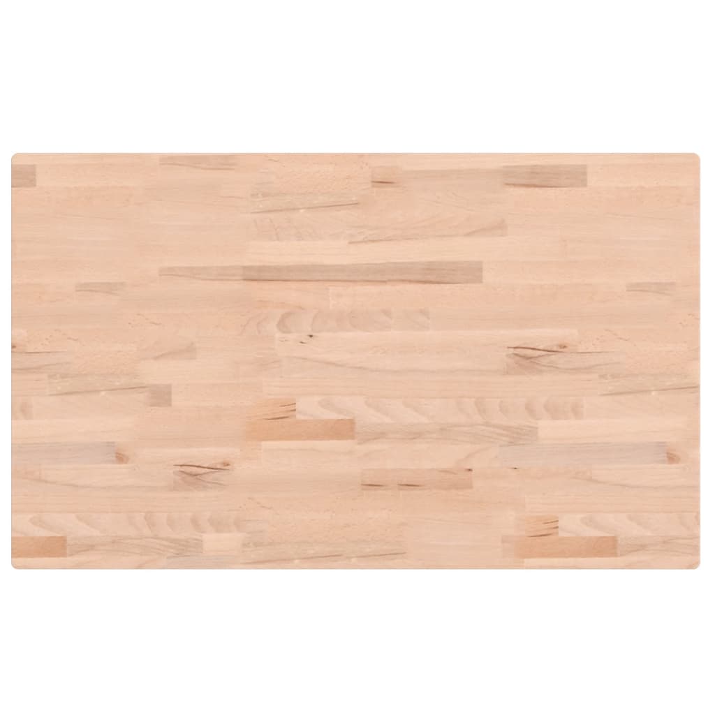 vidaXL Stolik roboczy, 100x60x81,5 cm, prostokątny, lite drewno bukowe