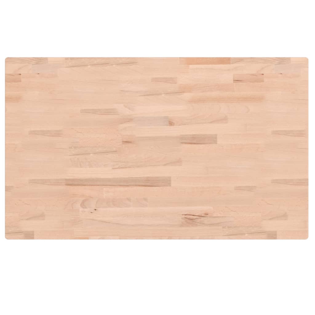 vidaXL Stolik roboczy, 100x60x83 cm, prostokątny, lite drewno bukowe