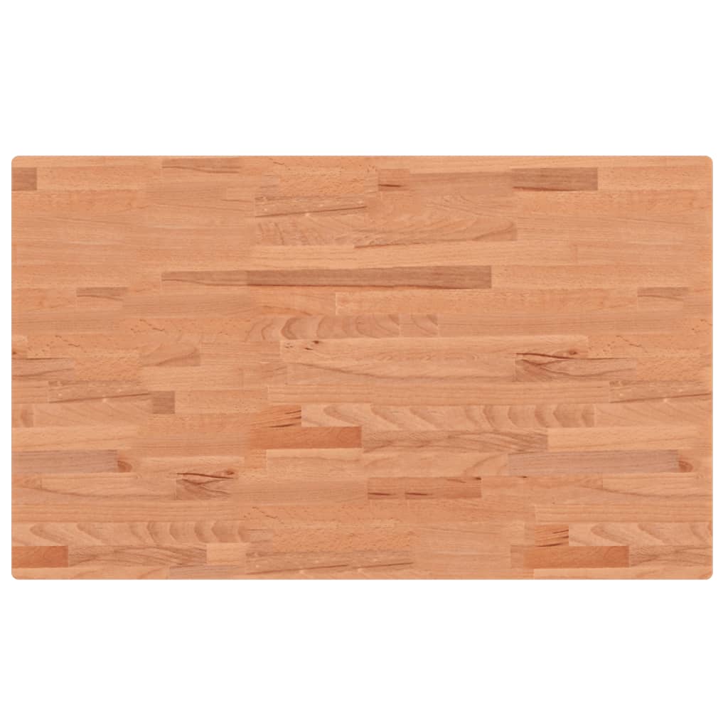 vidaXL Stolik roboczy, 100x60x81,5 cm, prostokątny, lite drewno bukowe