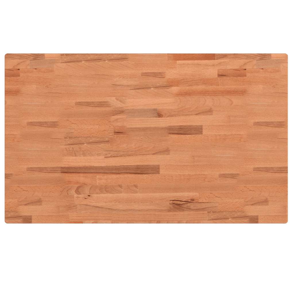 vidaXL Stolik roboczy, 100x60x83 cm, prostokątny, lite drewno bukowe