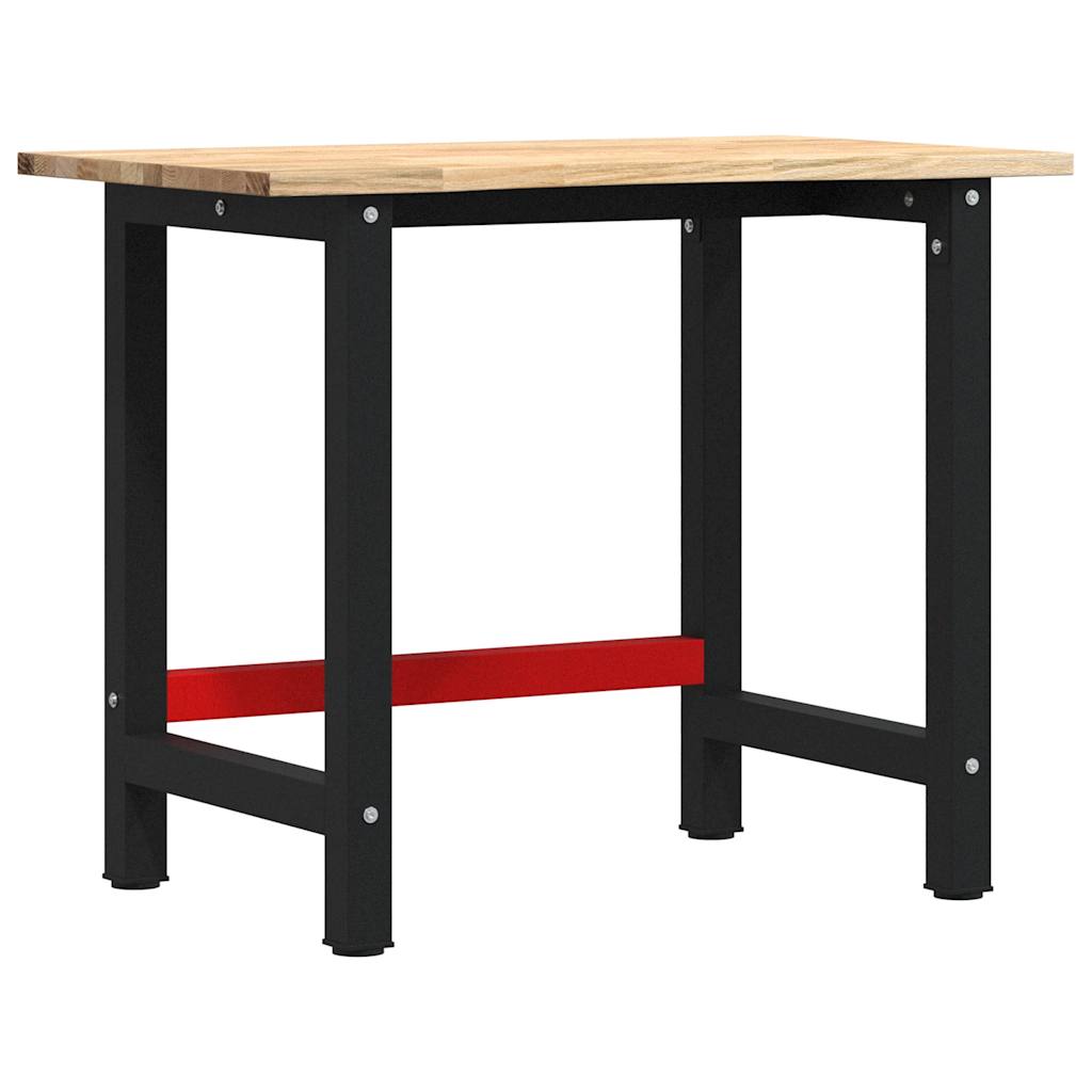 vidaXL Stolik roboczy, 100x60x81,5 cm, lite drewno dębowe
