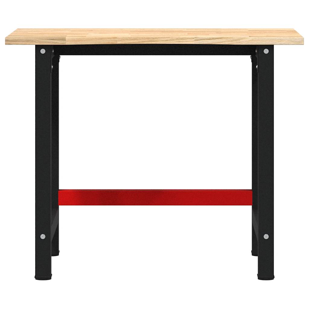 vidaXL Stolik roboczy, 100x60x81,5 cm, lite drewno dębowe