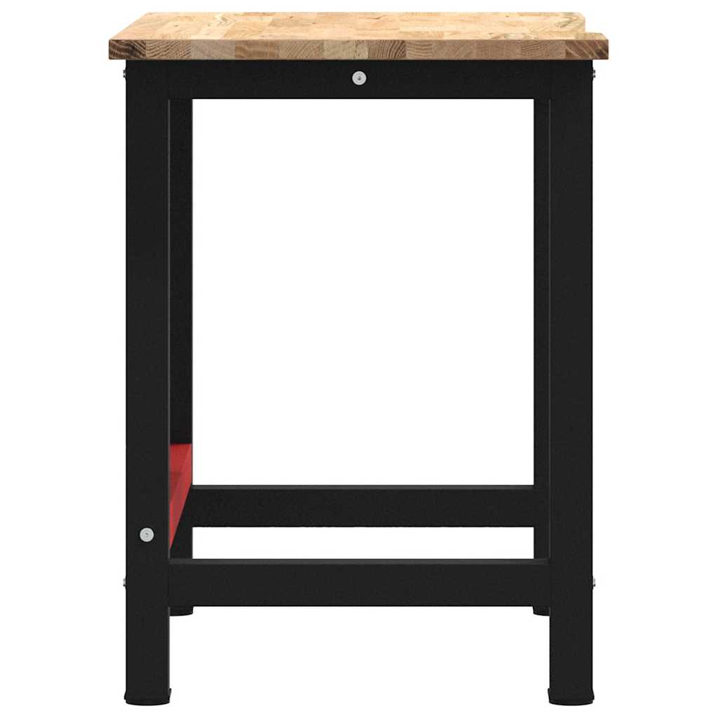 vidaXL Stolik roboczy, 100x60x81,5 cm, lite drewno dębowe