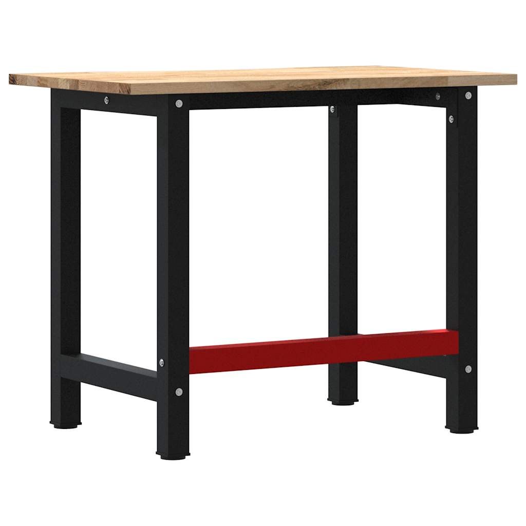vidaXL Stolik roboczy, 100x60x81,5 cm, lite drewno dębowe