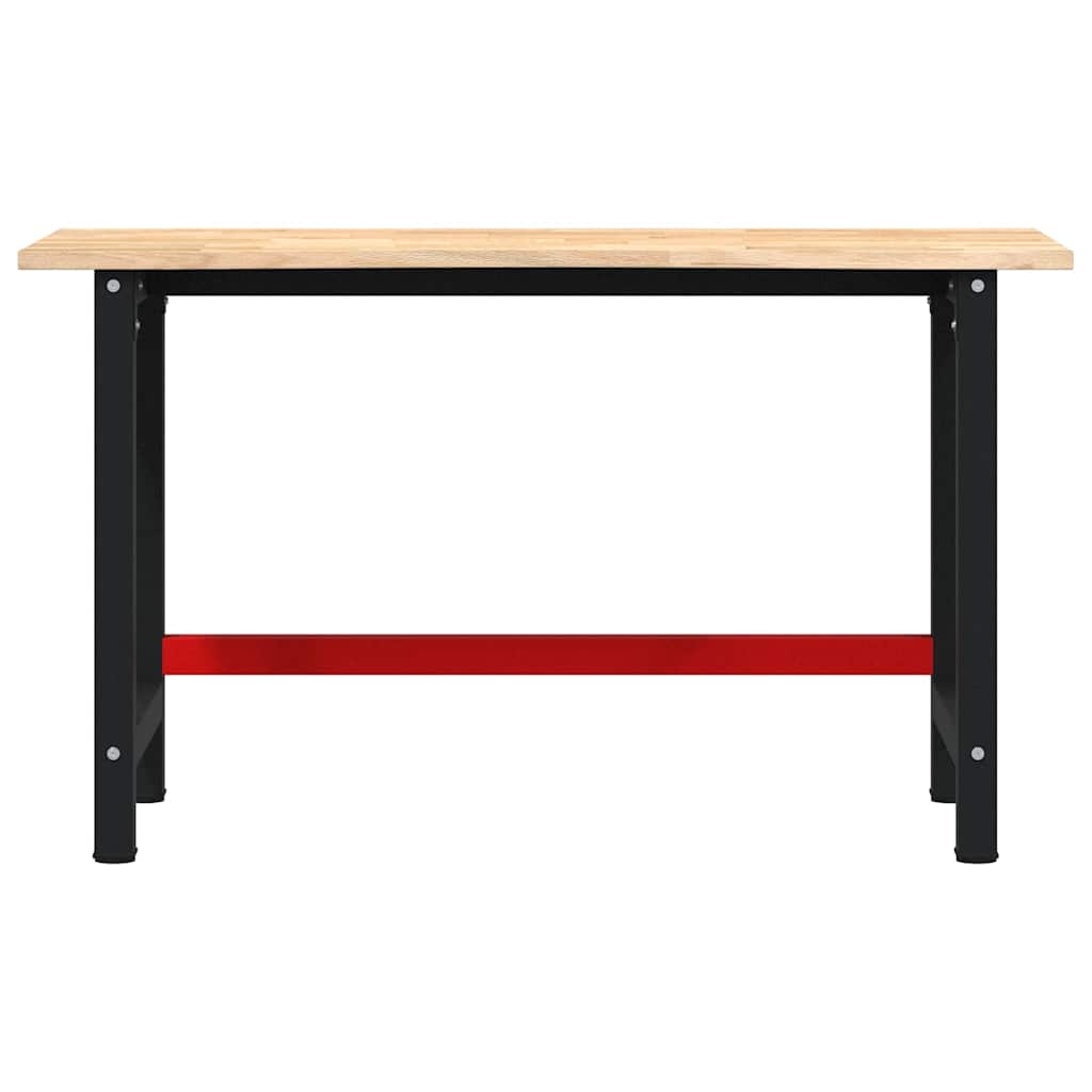 vidaXL Stolik roboczy, 140x60x81,5 cm, lite drewno dębowe