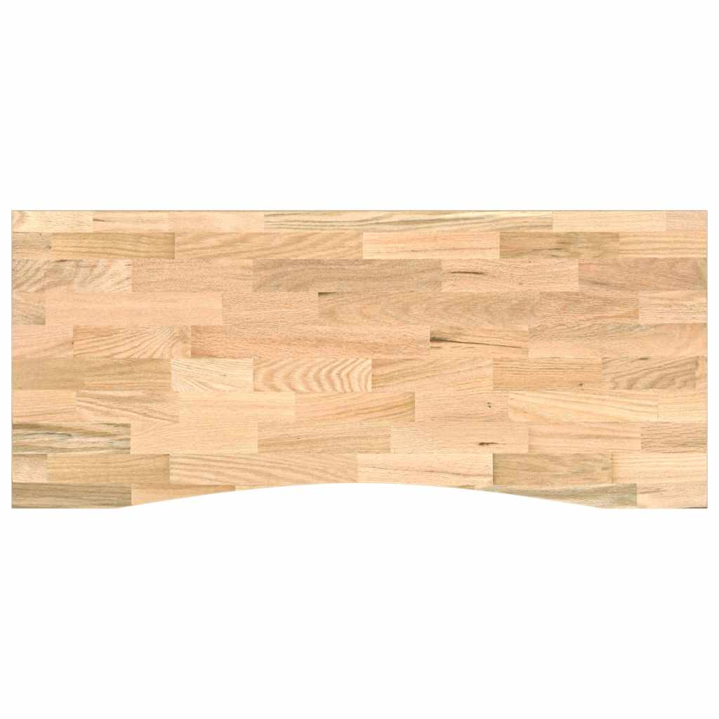 vidaXL Stolik roboczy, 140x60x81,5 cm, lite drewno dębowe