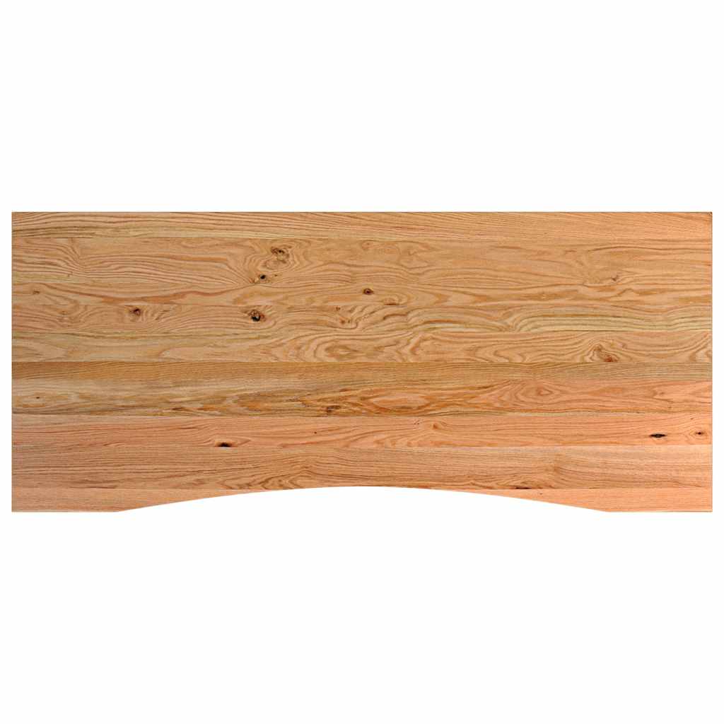 vidaXL Stolik roboczy, ciemny brąz, 140x60x81,5 cm, lite drewno dębowe