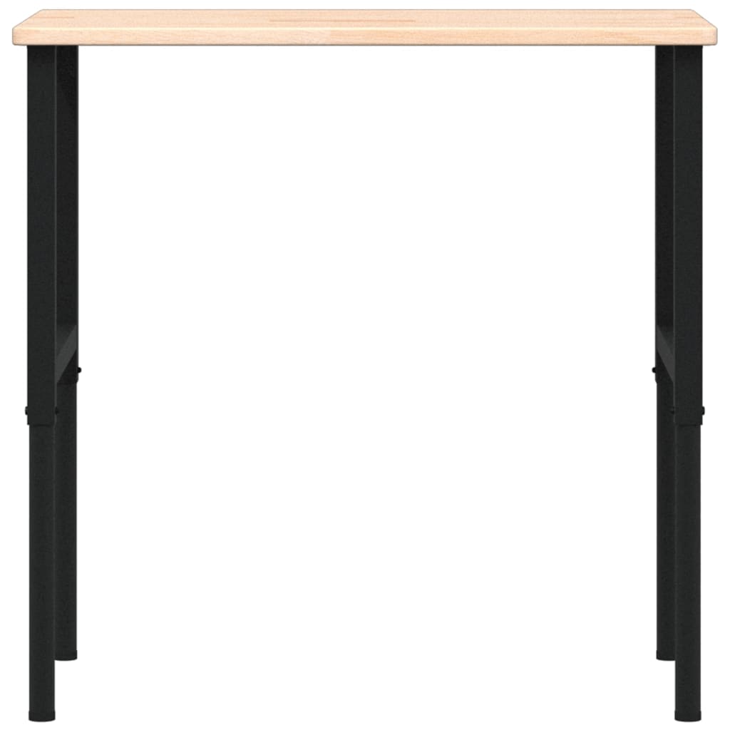 vidaXL Stolik roboczy, 100x60x(71,5-98) cm, prostokątny, drewno dębowe