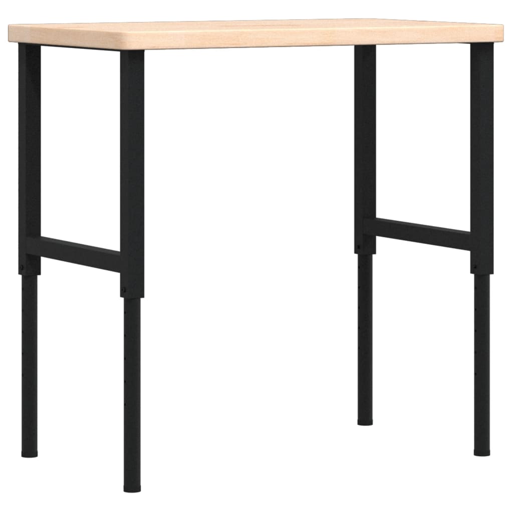 vidaXL Stolik roboczy, 100x60x(73-99,5) cm, prostokątny, drewno dębowe