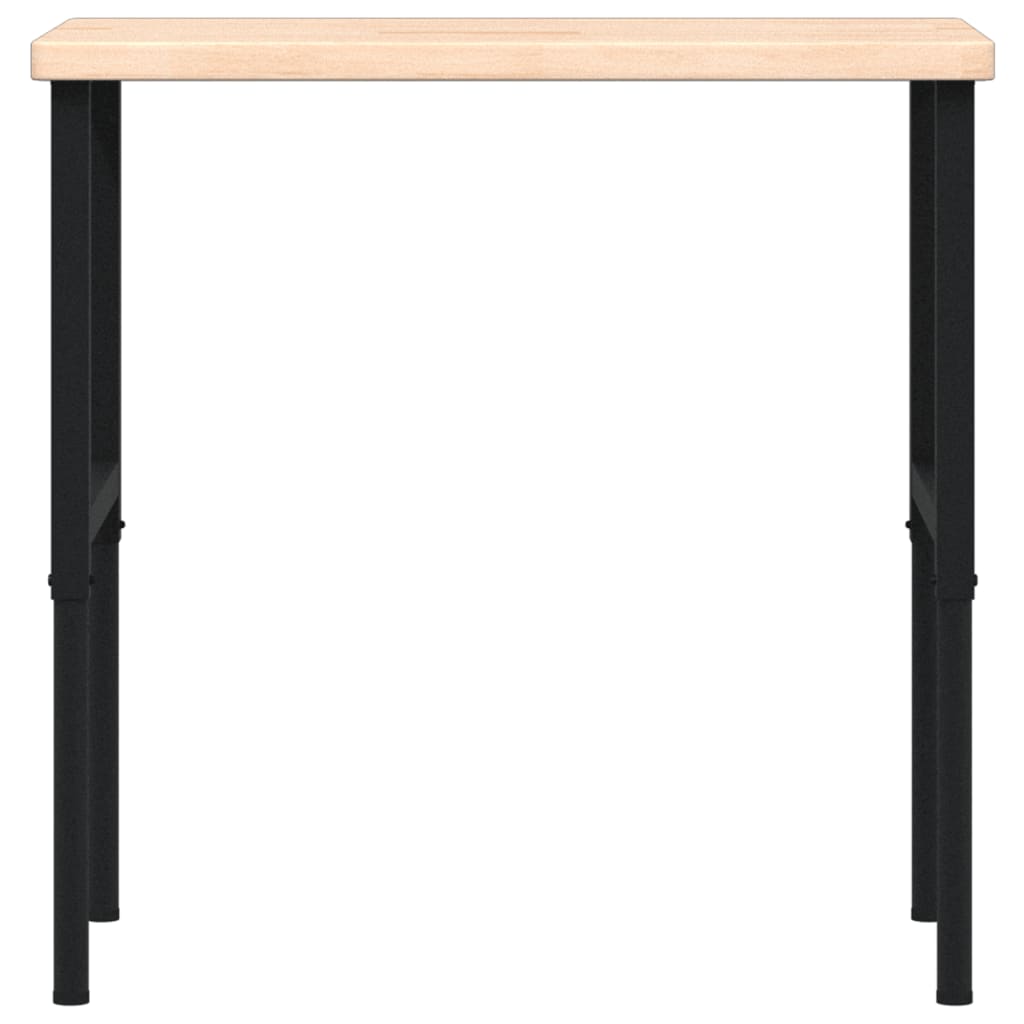 vidaXL Stolik roboczy, 100x60x(73-99,5) cm, prostokątny, drewno dębowe