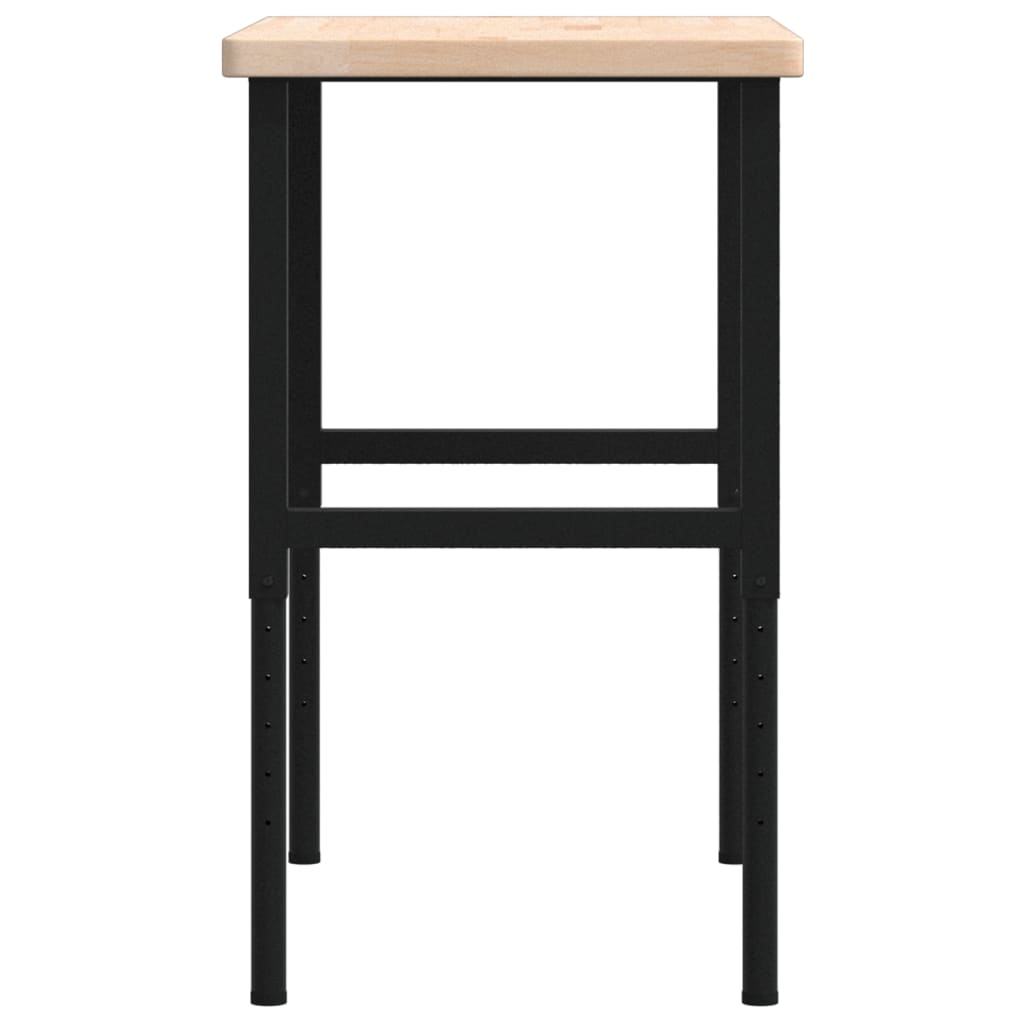 vidaXL Stolik roboczy, 100x60x(73-99,5) cm, prostokątny, drewno dębowe