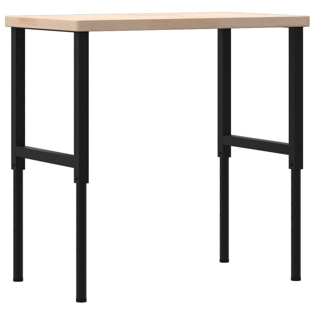 vidaXL Stolik roboczy, 100x60x(73-99,5) cm, prostokątny, drewno dębowe
