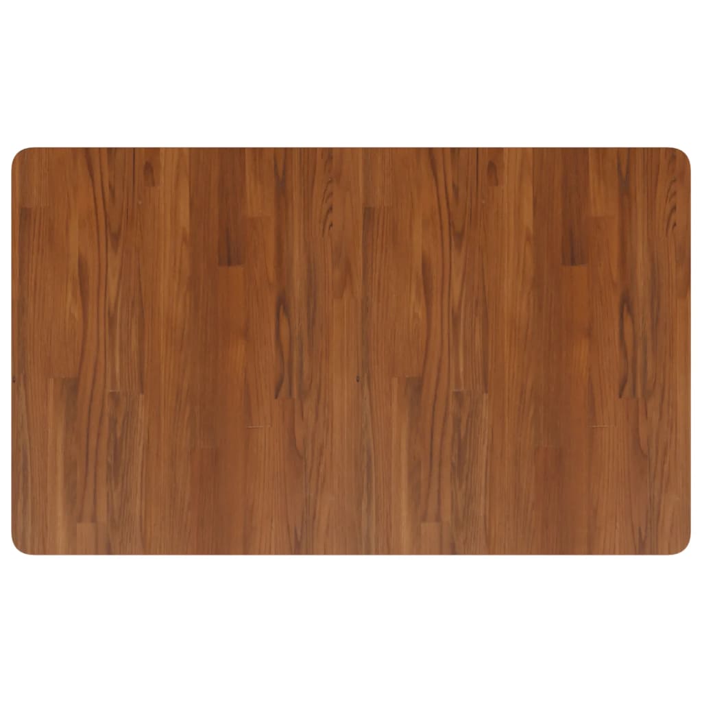 vidaXL Stolik roboczy, ciemny brąz, 100x60x(71,5-98) cm, drewno dębowe