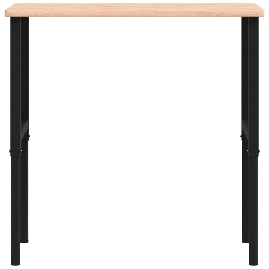 vidaXL Stolik roboczy, 100x60x(71,5-98) cm, prostokątny, drewno bukowe