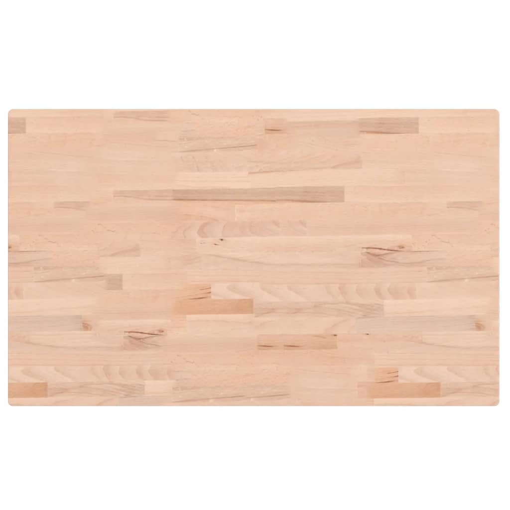 vidaXL Stolik roboczy, 100x60x(71,5-98) cm, prostokątny, drewno bukowe