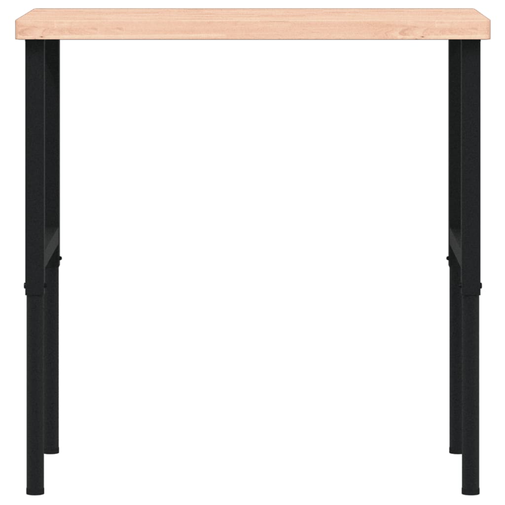 vidaXL Stolik roboczy, 100x60x(73-99,5) cm, prostokątny, drewno bukowe