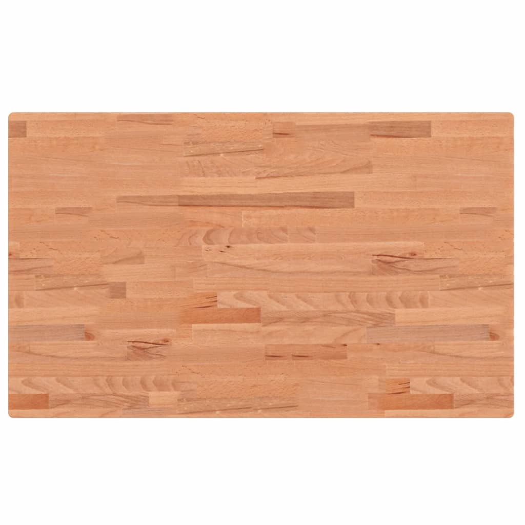 vidaXL Stolik roboczy, 100x60x(71,5-98) cm, prostokątny, drewno bukowe