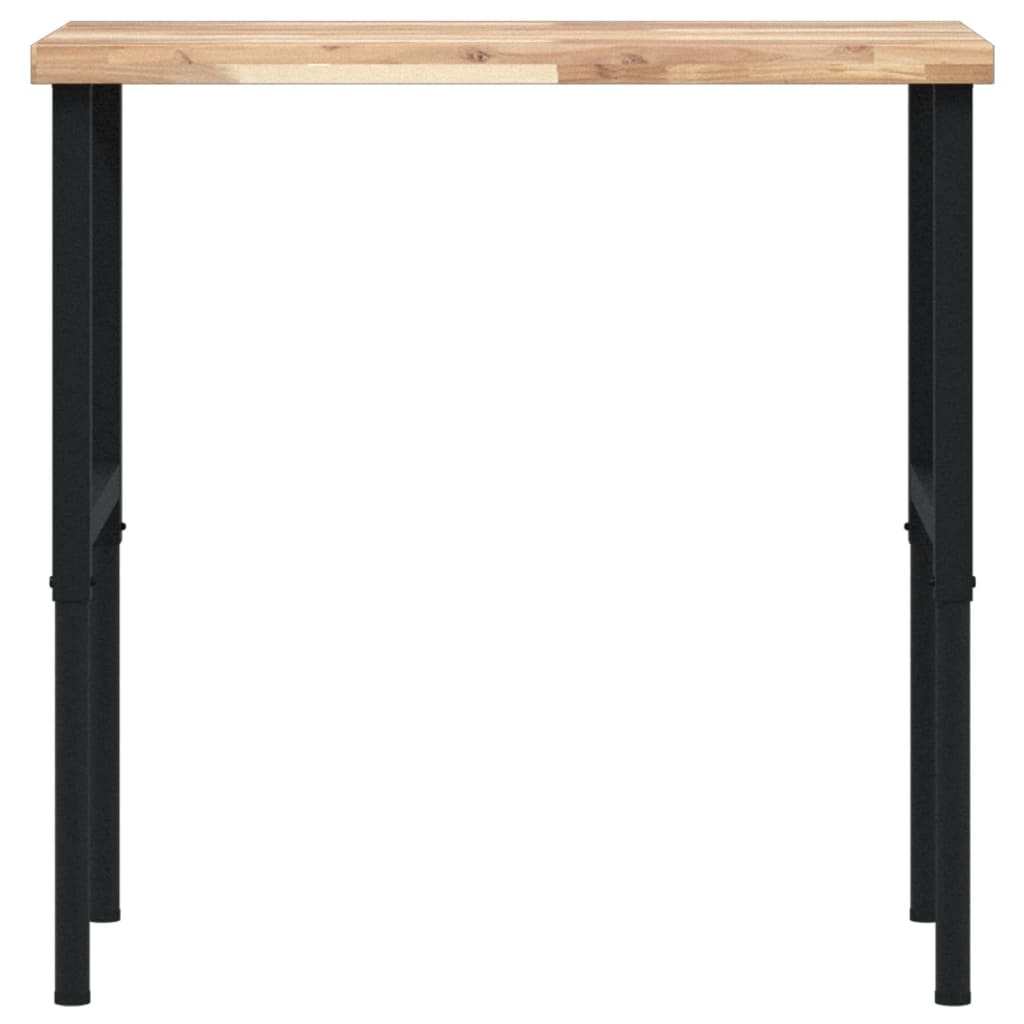 vidaXL Stolik roboczy, 100x60x(73-99,5) cm, prostokątny, akacjowy