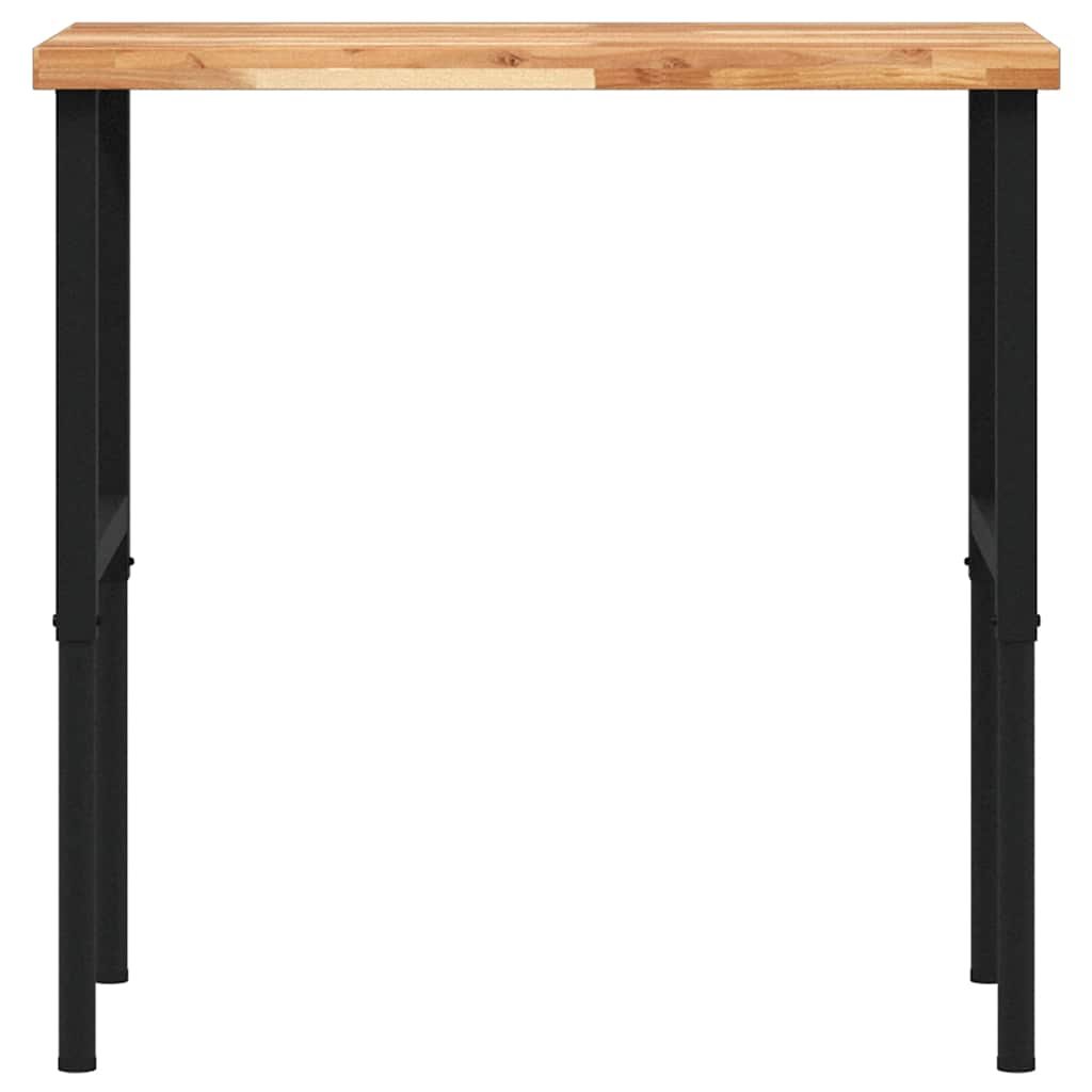 vidaXL Stolik roboczy, 100x60x(73-99,5) cm, prostokątny, akacjowy
