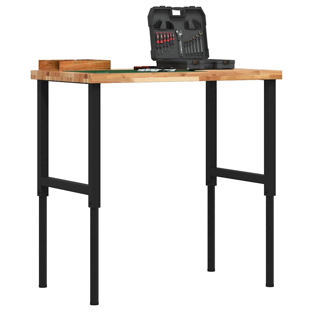 vidaXL Stolik roboczy, 100x60x(73-99,5) cm, prostokątny, akacjowy