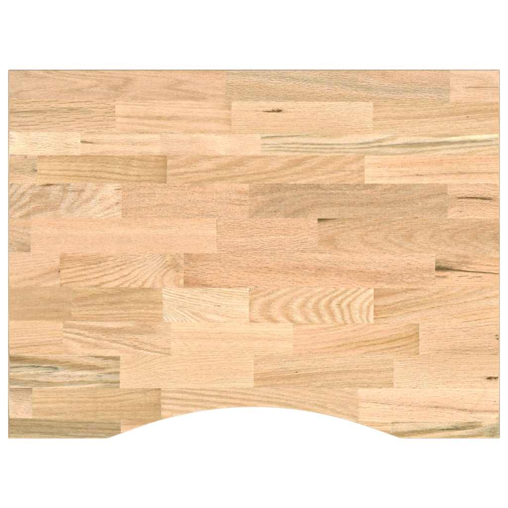 vidaXL Stolik roboczy, 80x60x(71,5-98) cm, drewno dębowe