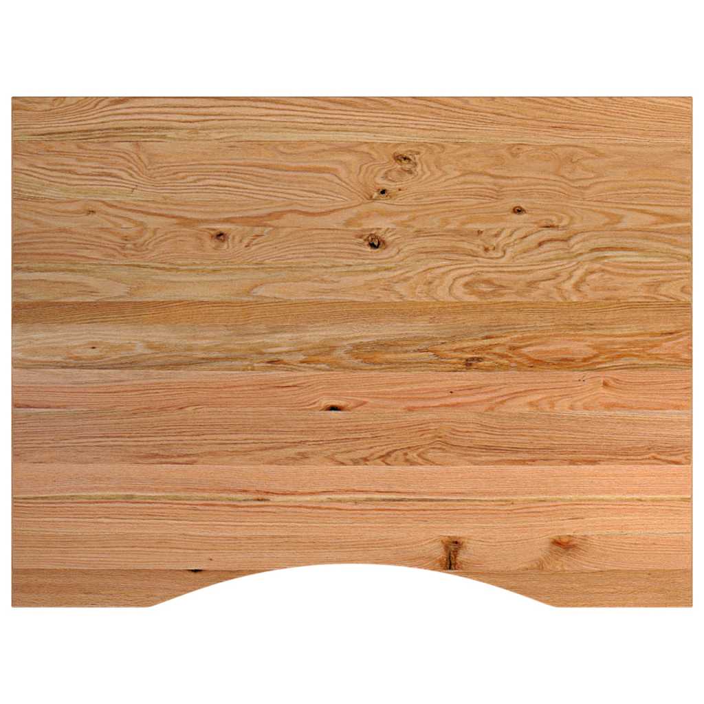 vidaXL Stolik roboczy, jasny brąz, 80x60x(71,5-98) cm, drewno dębowe