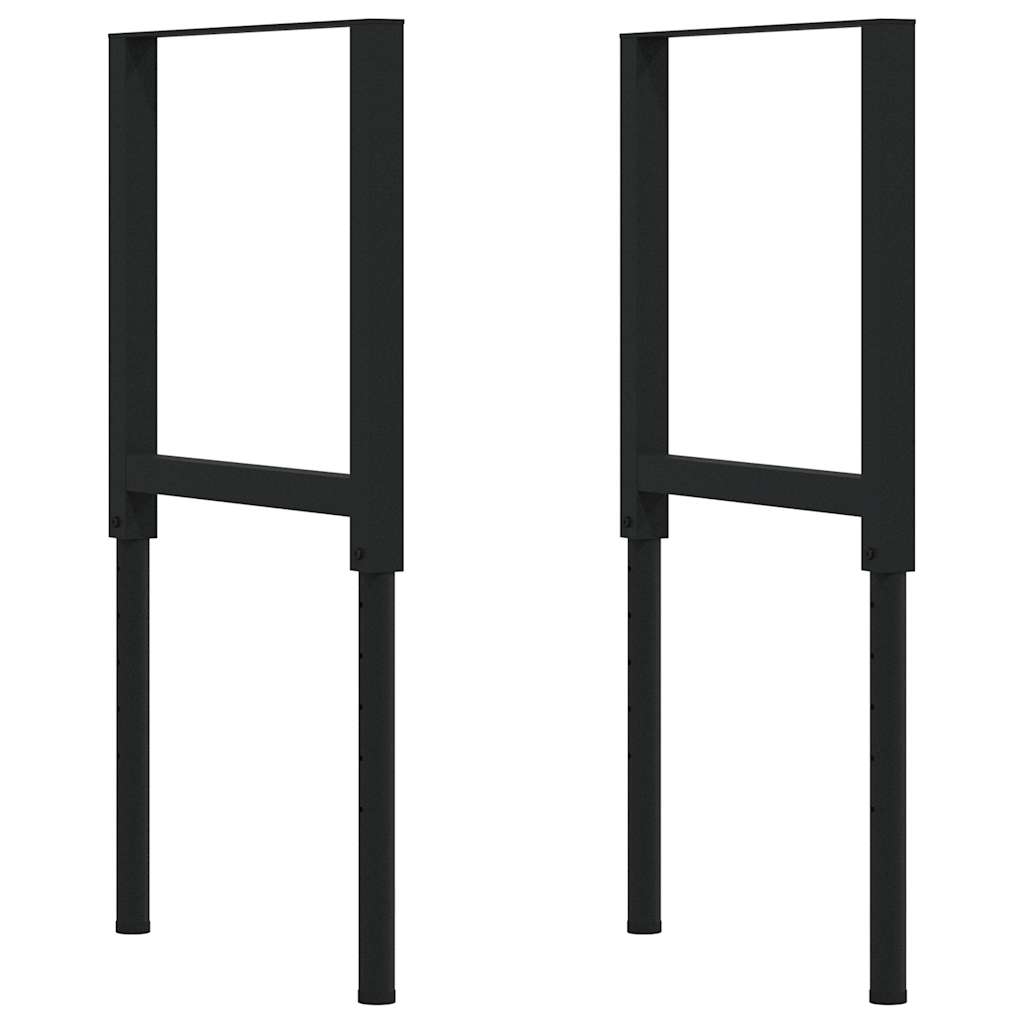 vidaXL Stolik roboczy, jasny brąz, 100x60x(71,5-98) cm, drewno dębowe