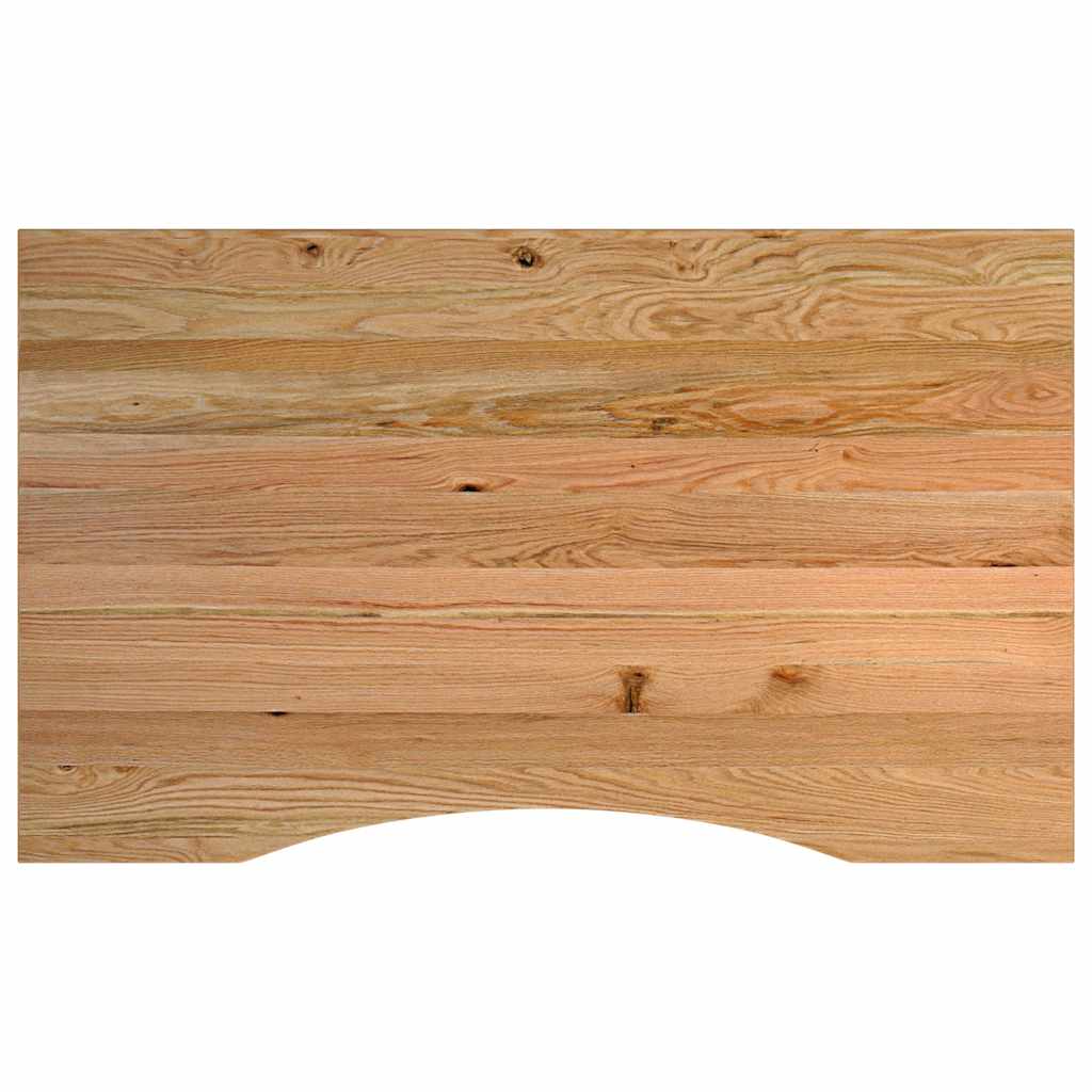 vidaXL Stolik roboczy, jasny brąz, 100x60x(71,5-98) cm, drewno dębowe