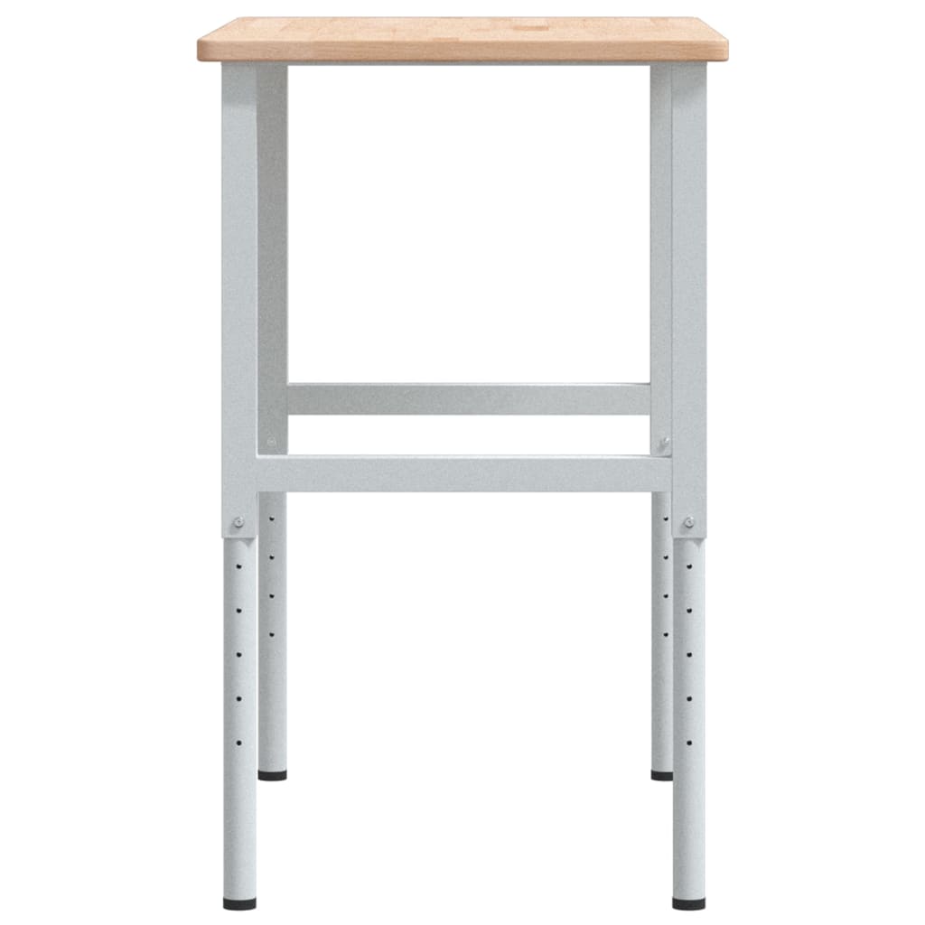 vidaXL Stolik roboczy, 100x60x(71,5-98) cm, drewno dębowe, prostokątny
