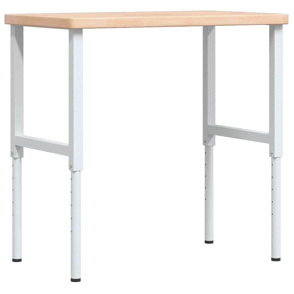 vidaXL Stolik roboczy, 100x60x(73-99,5) cm, drewno dębowe, prostokątny