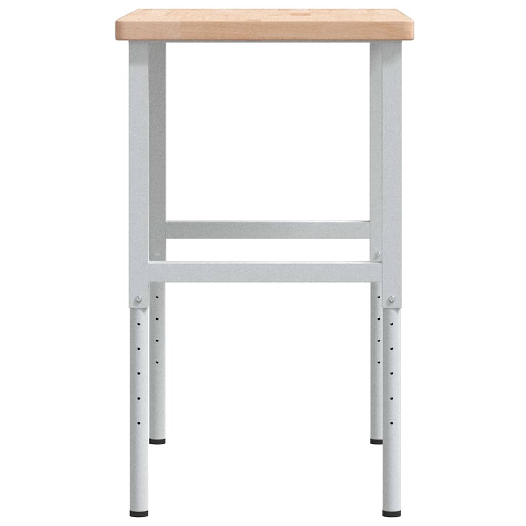 vidaXL Stolik roboczy, 100x60x(73-99,5) cm, drewno dębowe, prostokątny