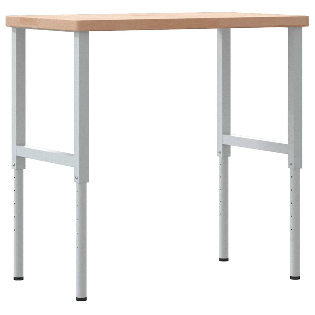 vidaXL Stolik roboczy, 100x60x(73-99,5) cm, drewno dębowe, prostokątny