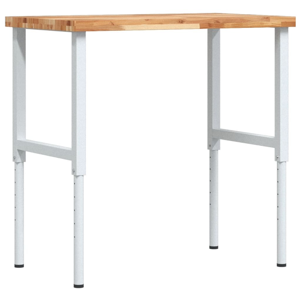 vidaXL Stolik roboczy, 100x60x(73-99,5) cm, prostokątny, akacjowy