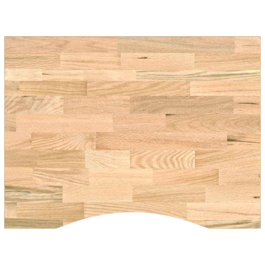 vidaXL Stolik roboczy, 80x60x(71,5-98) cm, drewno dębowe