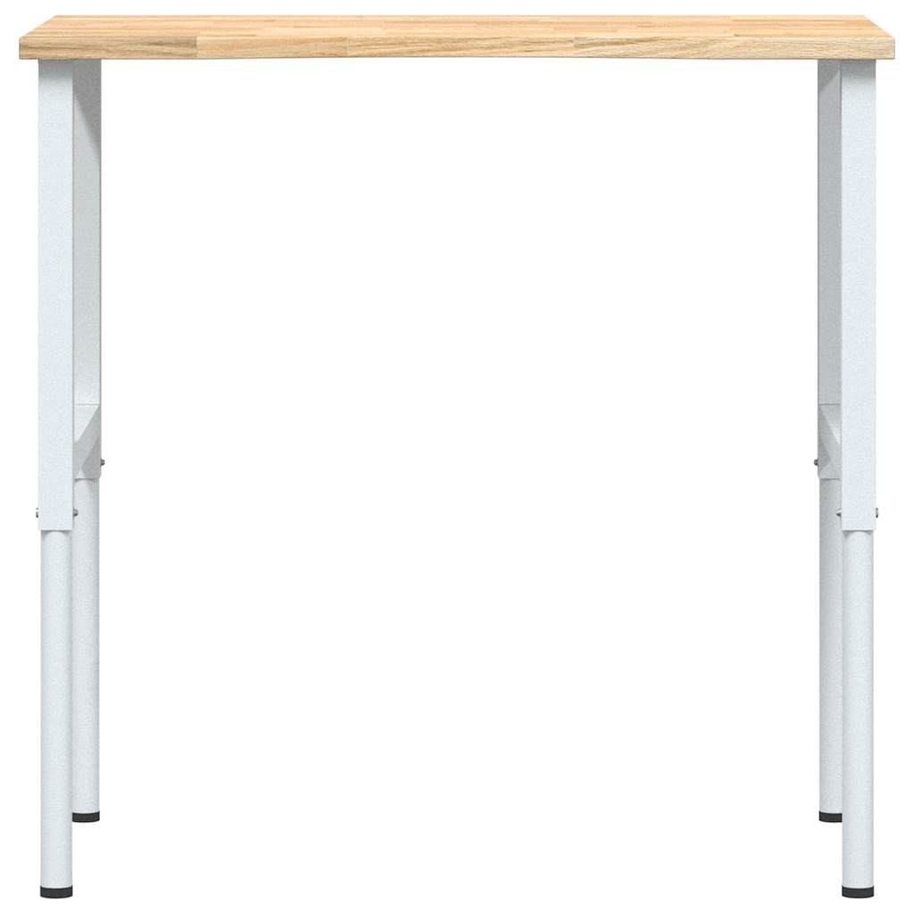 vidaXL Stolik roboczy, 100x60x(71,5-98) cm, drewno dębowe