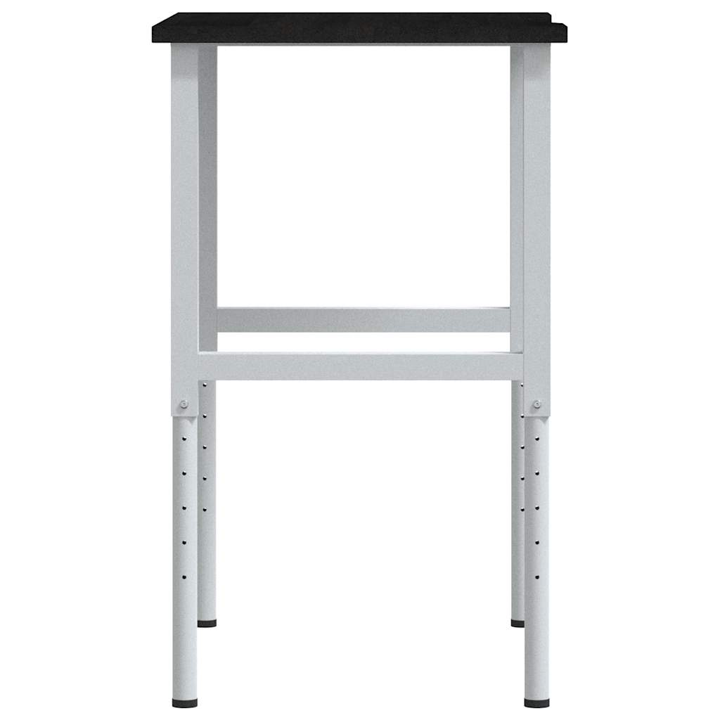 vidaXL Stolik roboczy, ciemny brąz, 80x60x(71,5-98) cm, drewno dębowe