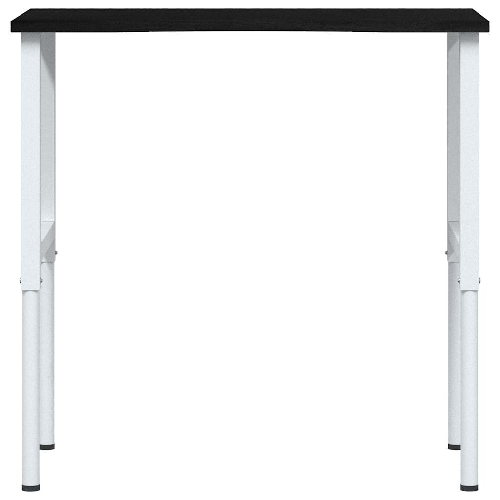 vidaXL Stolik roboczy, ciemny brąz, 100x60x(71,5-98) cm, drewno dębowe