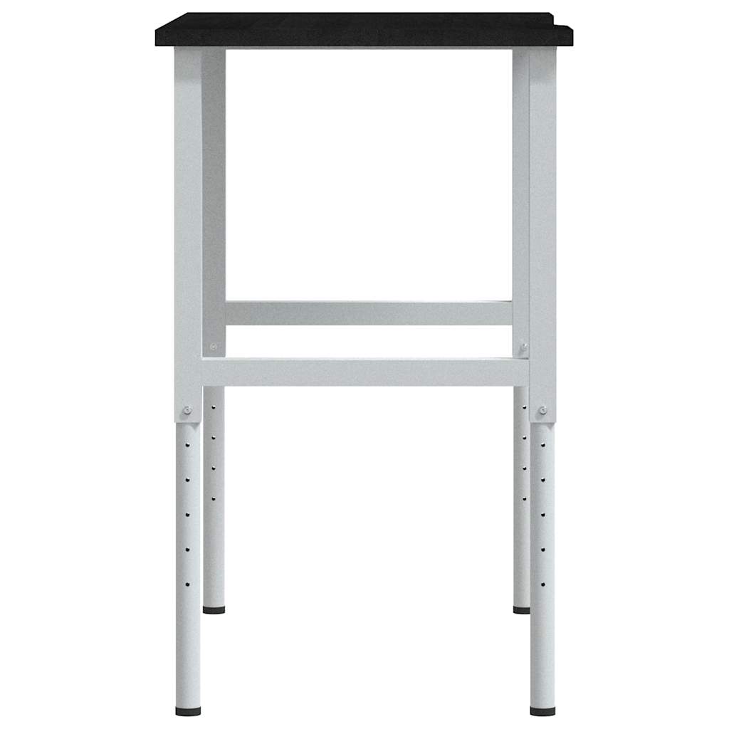vidaXL Stolik roboczy, ciemny brąz, 100x60x(71,5-98) cm, drewno dębowe