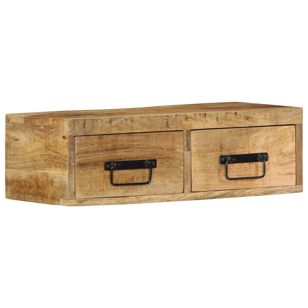 vidaXL Ścienna szafka pod TV, 60x30x19 cm, surowe drewno mango