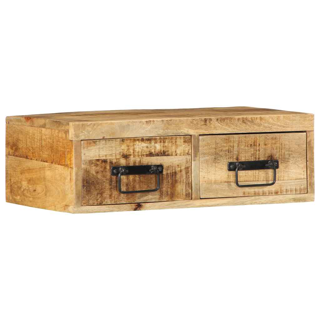 vidaXL Ścienna szafka pod TV, 60x30x19 cm, surowe drewno mango