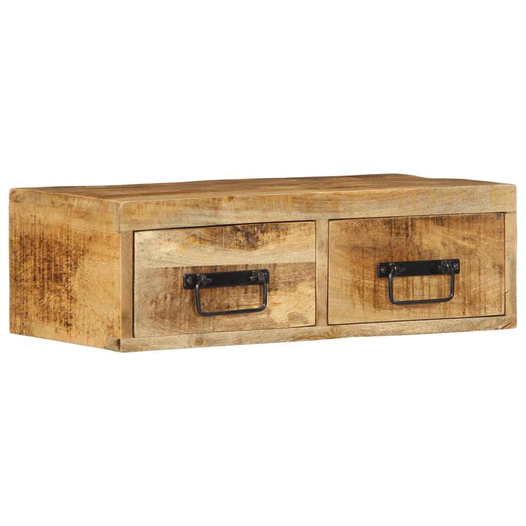 vidaXL Ścienna szafka pod TV, 60x30x19 cm, surowe drewno mango