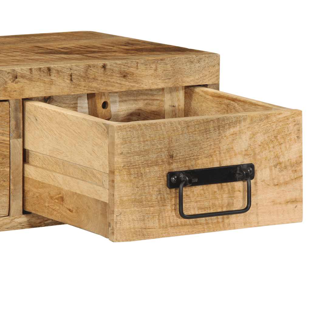 vidaXL Ścienna szafka pod TV, 60x30x19 cm, surowe drewno mango