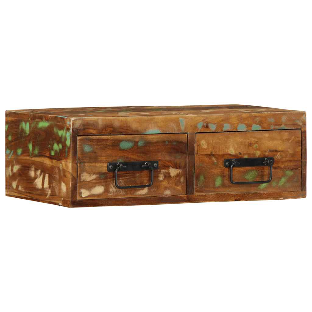 vidaXL Ścienna szafka pod TV, 60x30x19 cm, lite drewno z odzysku