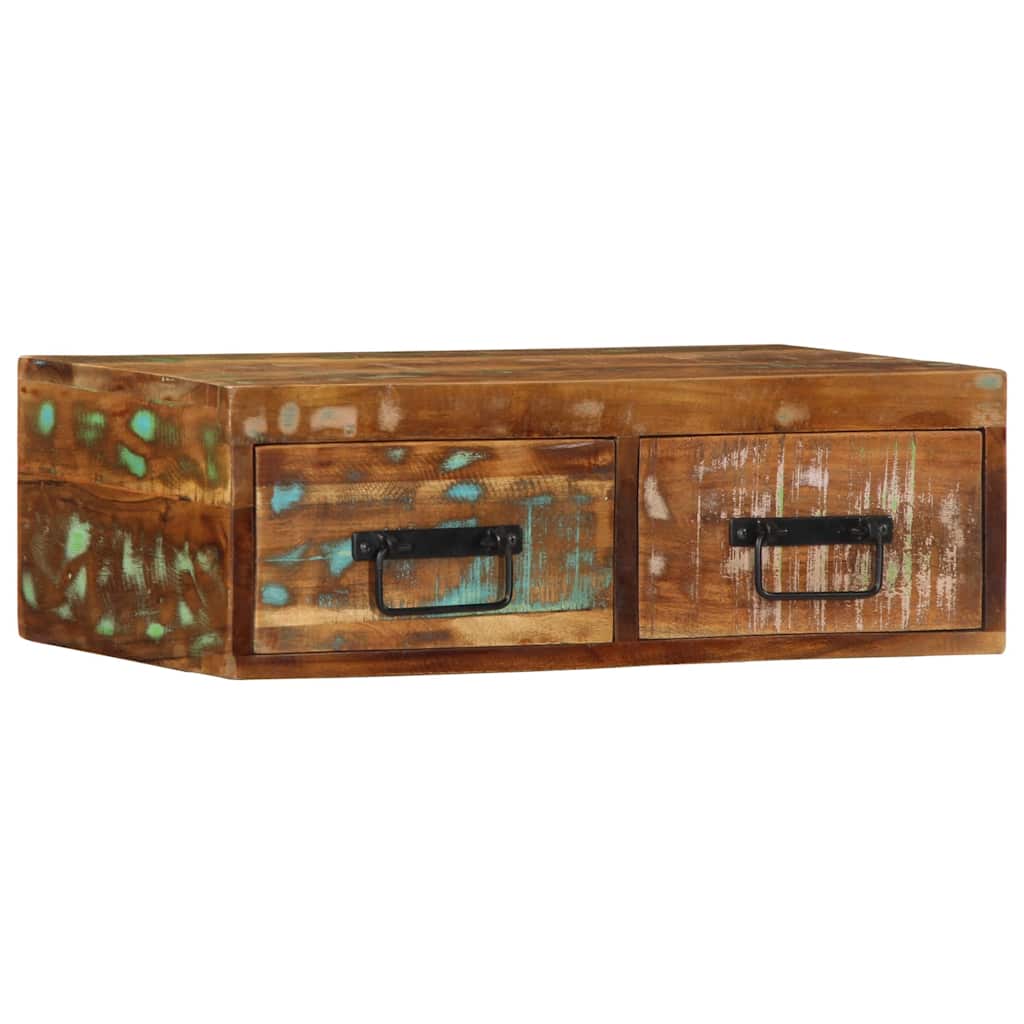 vidaXL Ścienna szafka pod TV, 60x30x19 cm, lite drewno z odzysku